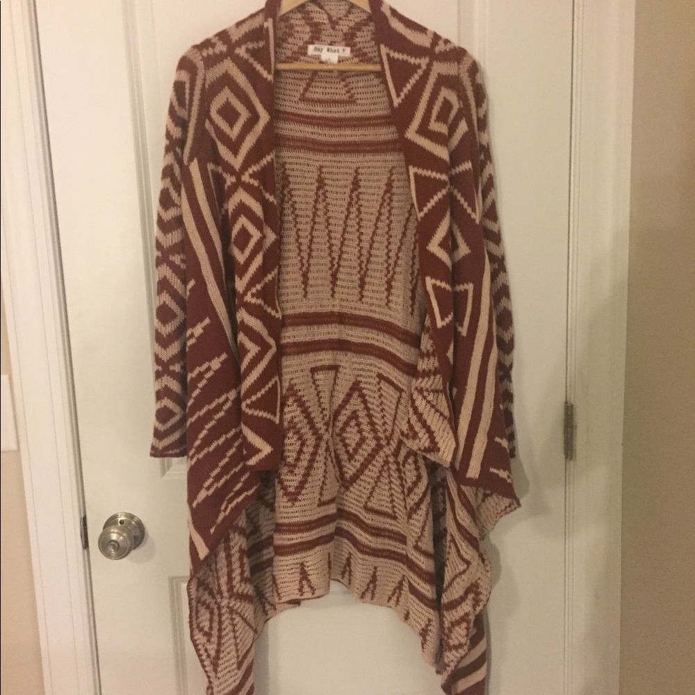 Tribal print Duster/Cardigan